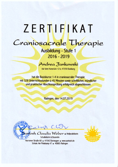 Craniosacrale Therapie Duisburg Süd
